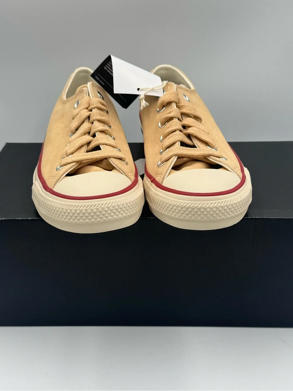 Converse CTAS Ox Suede Coastal Dune Natural Ivory Sneakers Women’s 8.5 NIB - Picture 7 of 10